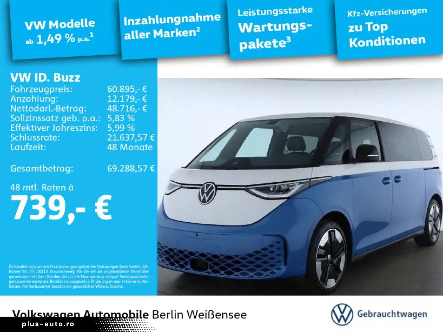VW ID.Buzz Pro LR  WÄRMEPUMPE AREA NAV AHK HUD MASS