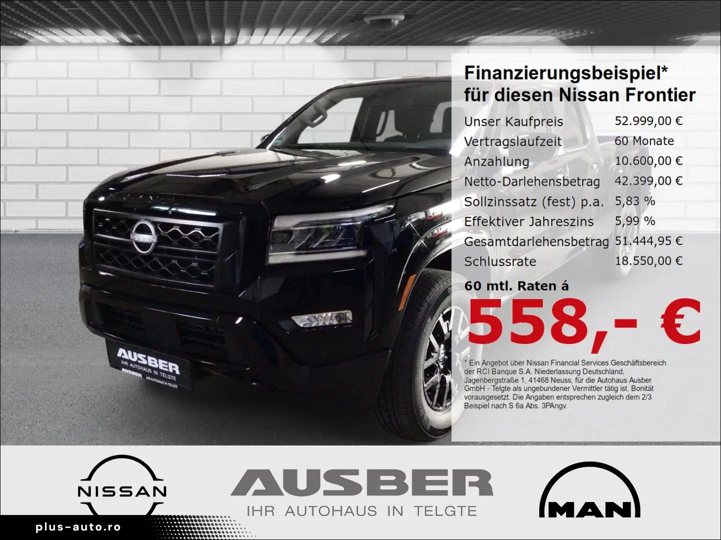 NISSAN Frontier FRONTIER SV 4x4 CrewCab AHK 2 84to Long