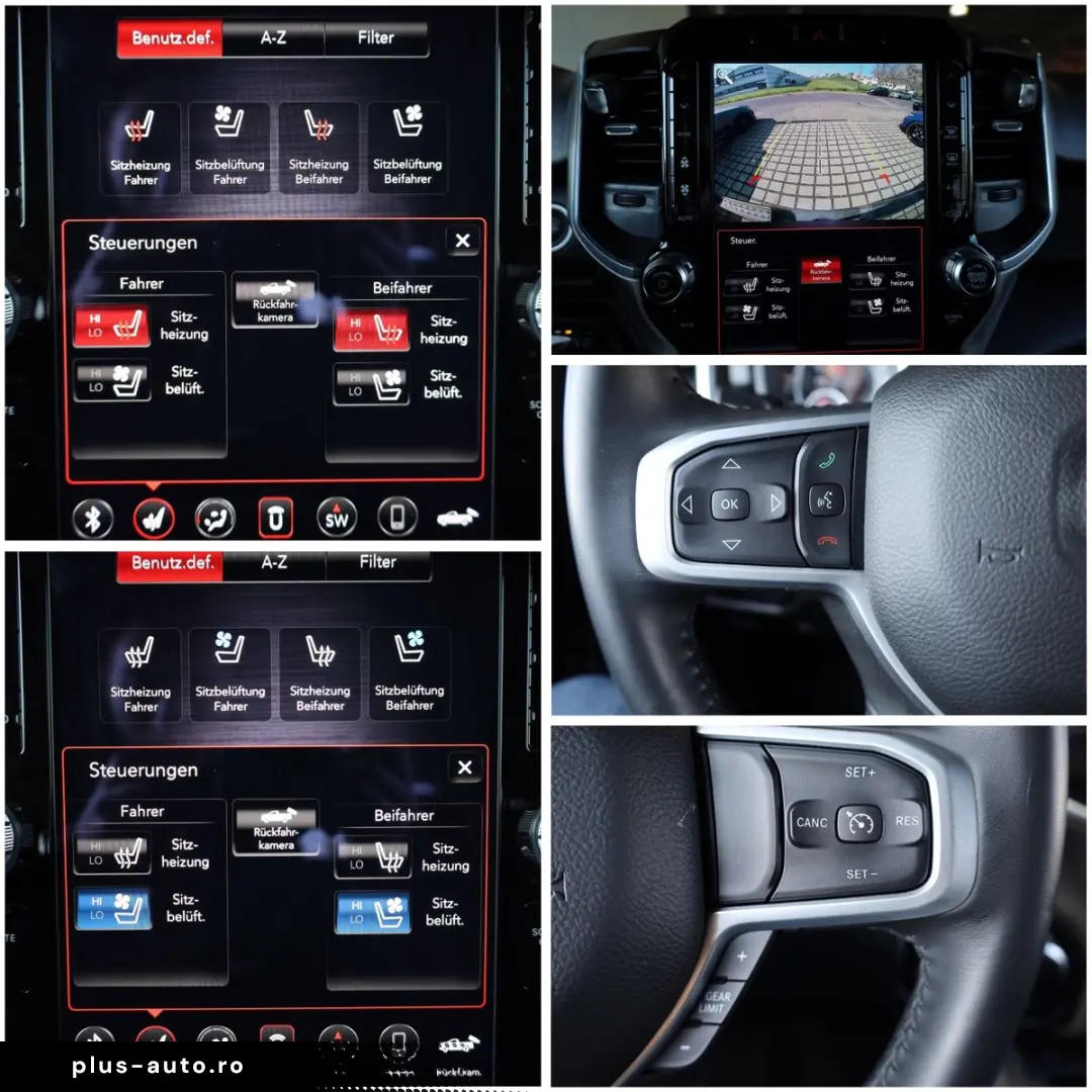 DODGE RAM 5.7 BigHorn BRCGAS AHK SHZ SBL NAVI TEMP R20