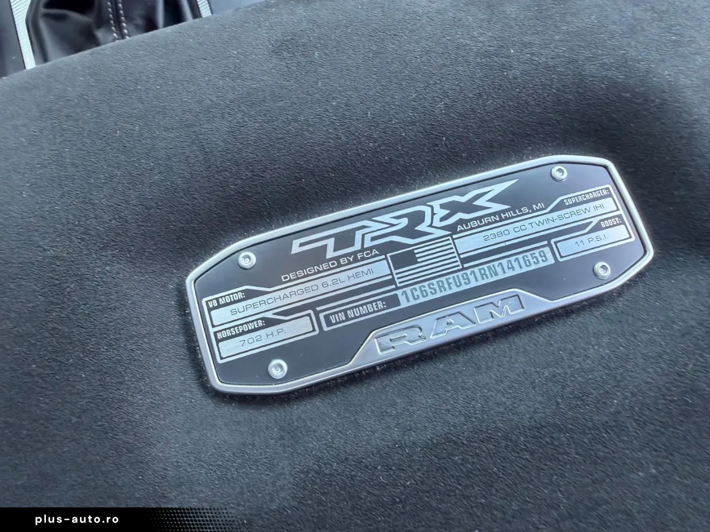 DODGE Supercharged 6 2 L Hemi RAM TRX