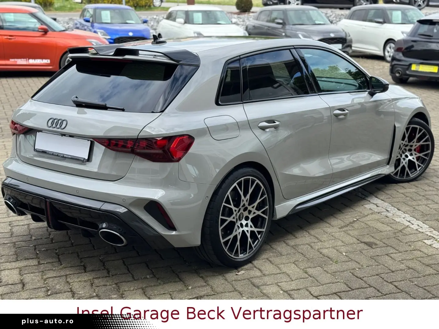 AUDI RS3 Akrapovic Keramik Schale Pano Kreide Carbon
