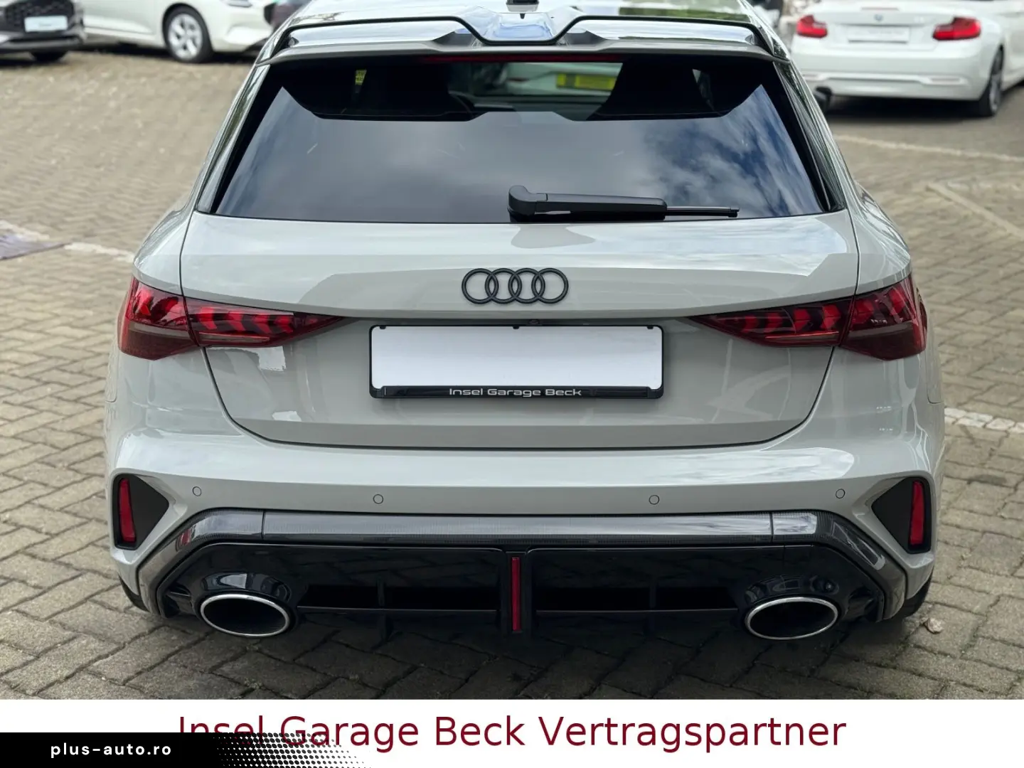 AUDI RS3 Akrapovic Keramik Schale Pano Kreide Carbon