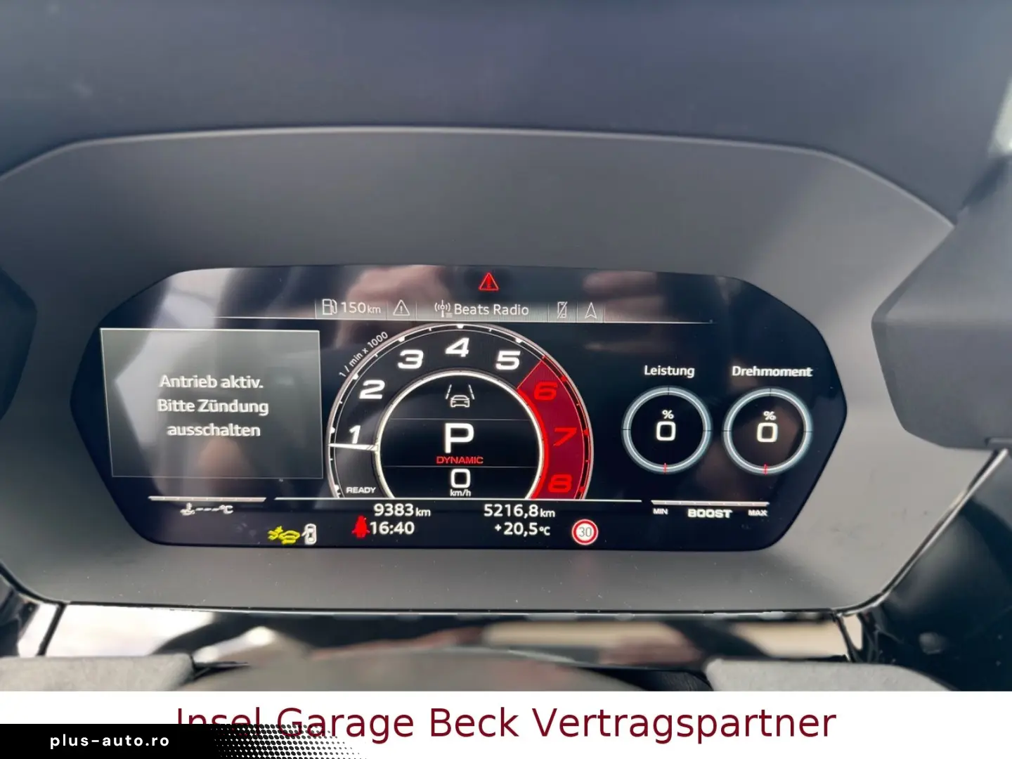 AUDI RS3 Akrapovic Keramik Schale Pano Kreide Carbon
