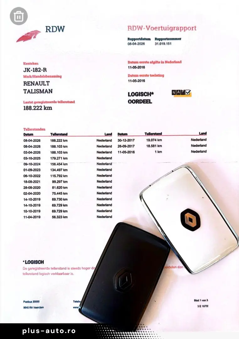Renault Talisman 1.5 dCi 110 CP Euro 6   Garantie   Rate