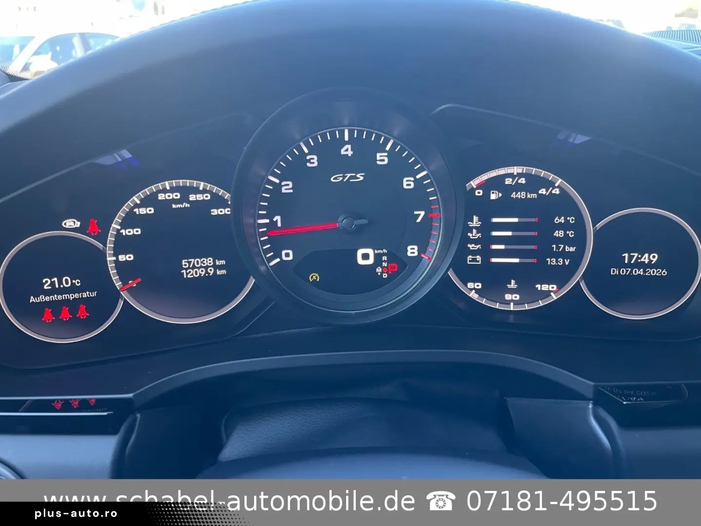 PORSCHE Cayenne GTS 4.0 V8 1.Hd Topzust Unffr Appr. 4 27