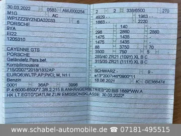 PORSCHE Cayenne GTS 4.0 V8 1.Hd Topzust Unffr Appr. 4 27