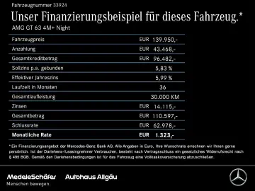 MERCEDES-BENZ AMG GT 63 4M  Night 21  Perf.-Sitze Ae&hellip;