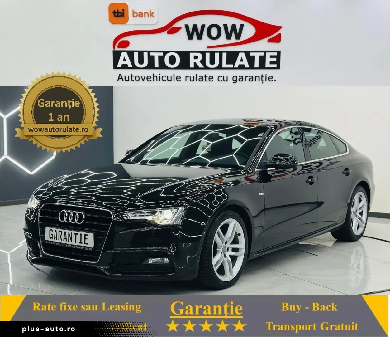 AUDI A5 2016 2.0D E6 S-LINE Garantie 12 Luni Rate Avans 0 Do