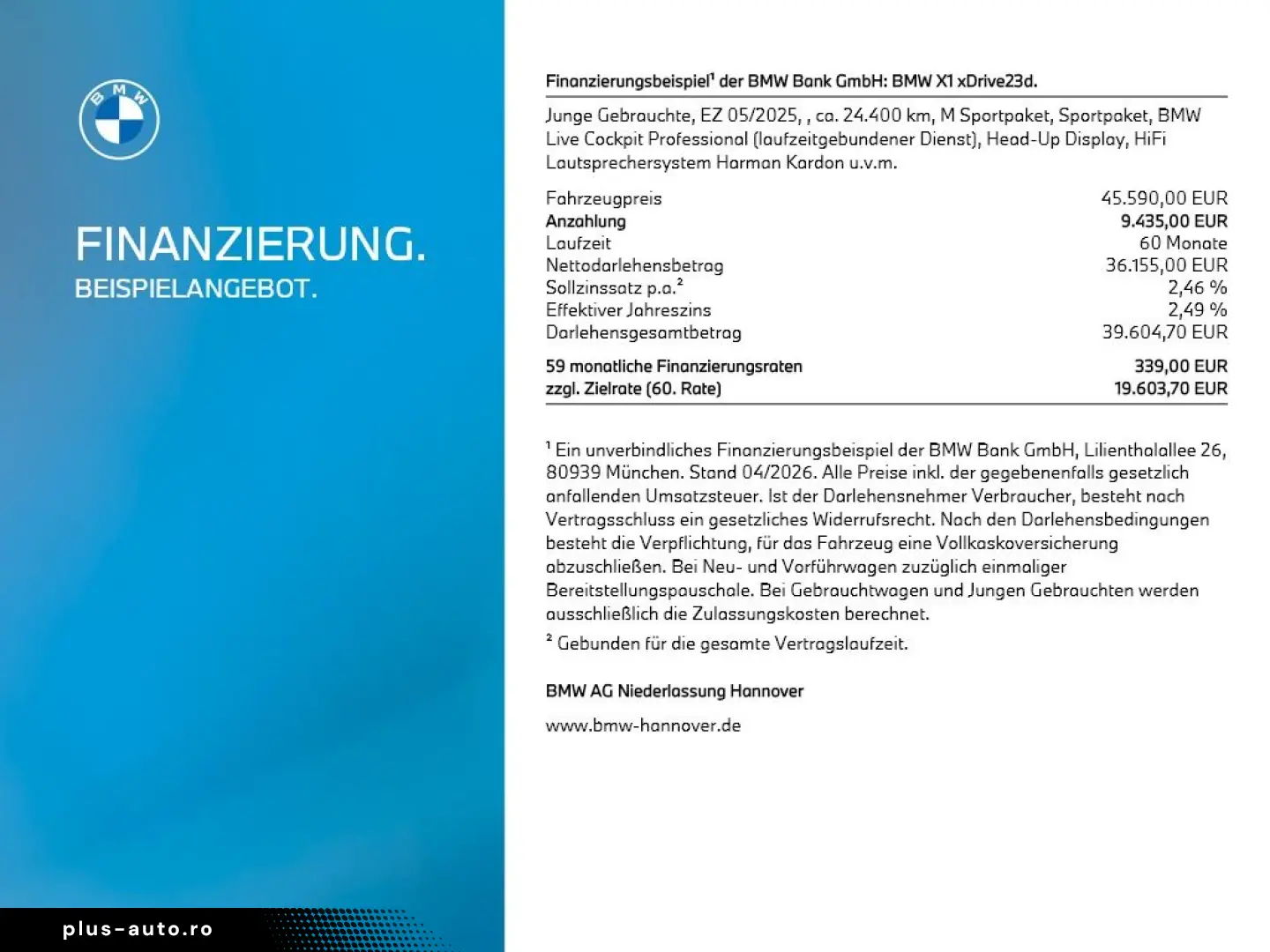 BMW X1 xDrive23d M Sport Driv.Assist.Prof Harman K
