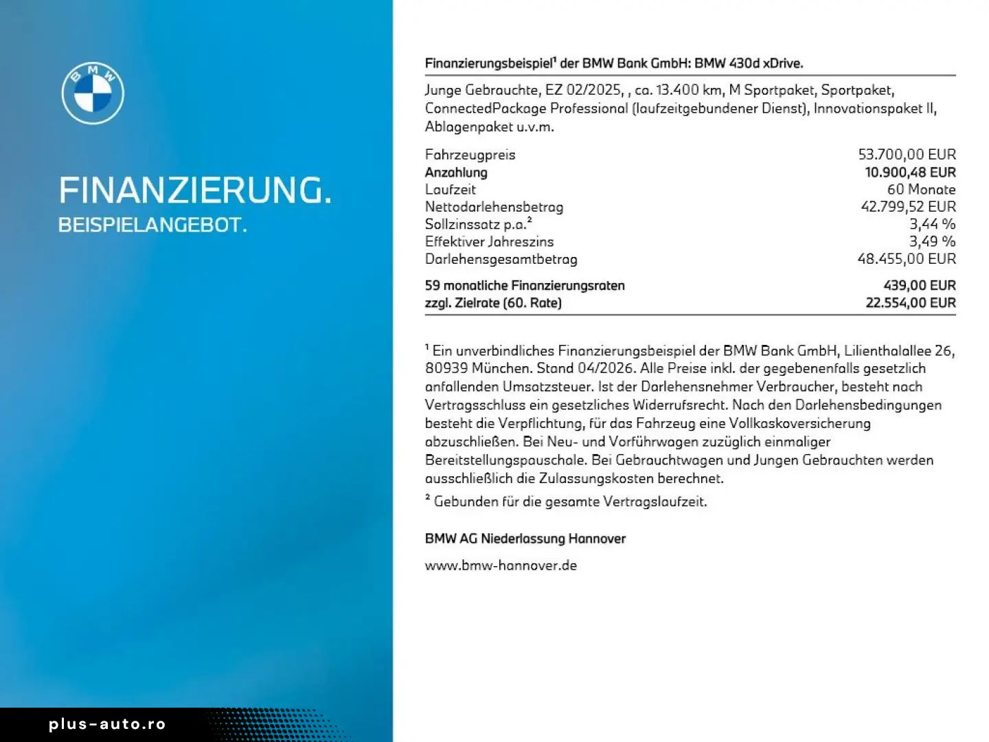 BMW 430d xDrive Gran Coupé M Sport AHK Kamera HiFi