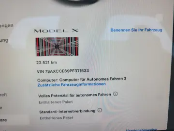 TESLA Model X Plaid 750 KW Full-Self-Drive Anhängerkup