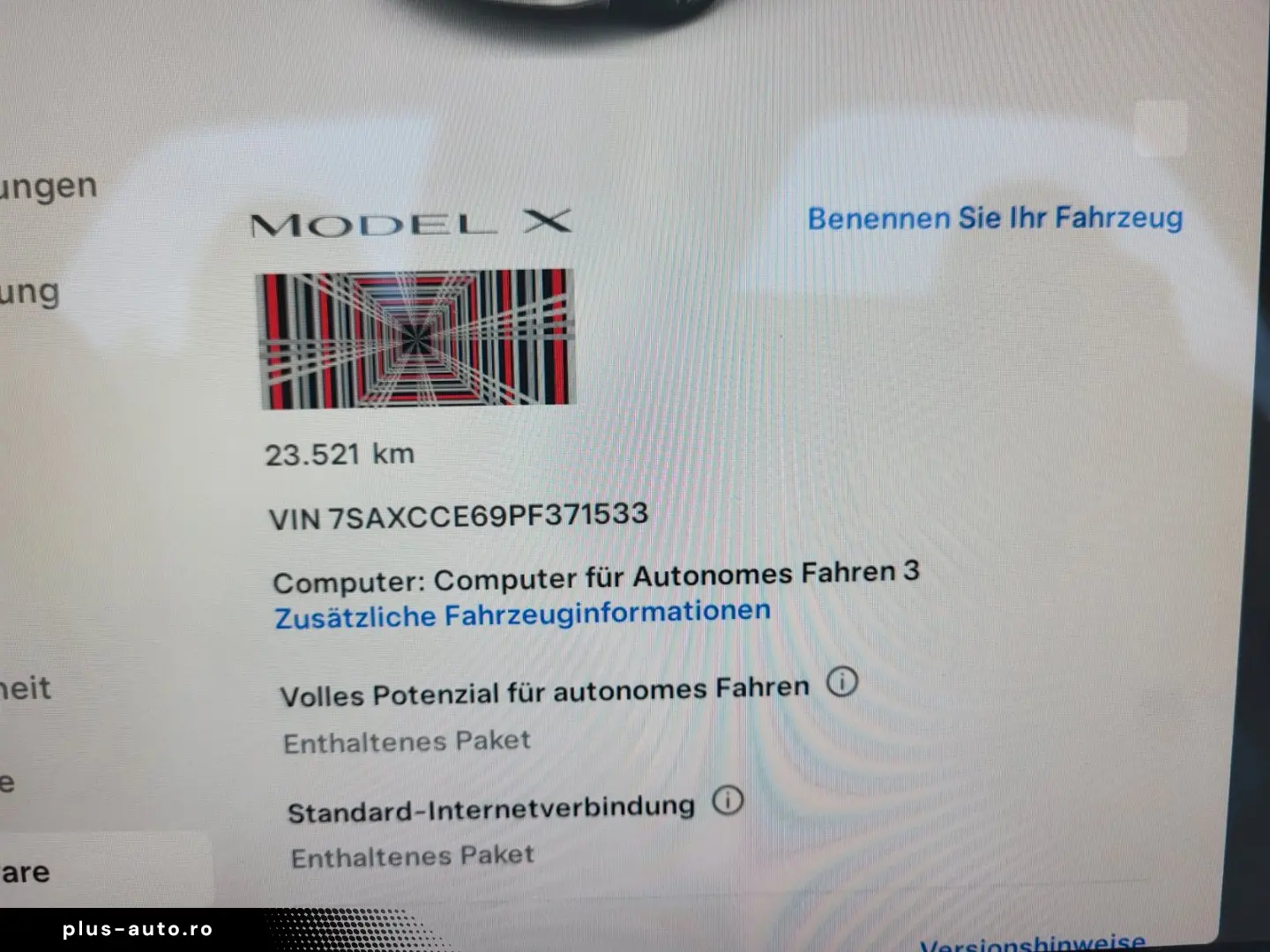 TESLA Model X Plaid 750 KW Full-Self-Drive Anhängerkup