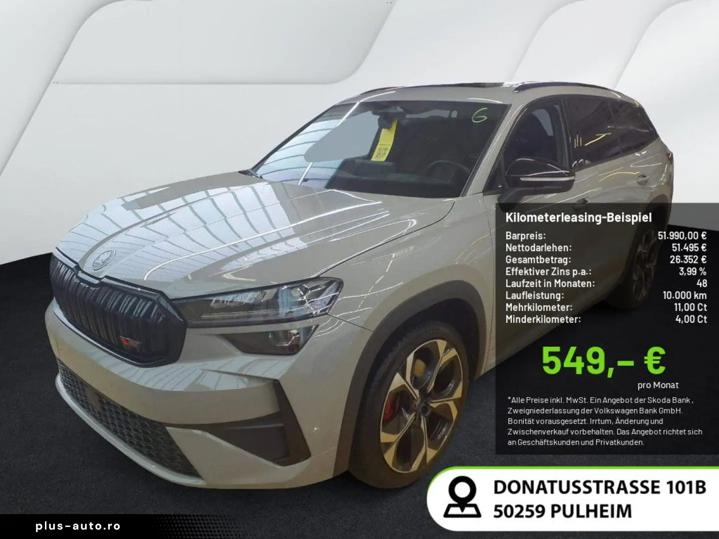 SKODA Kodiaq 2.0 TSI RS 4x4 NAVI MATRIX-LED AHK PANO