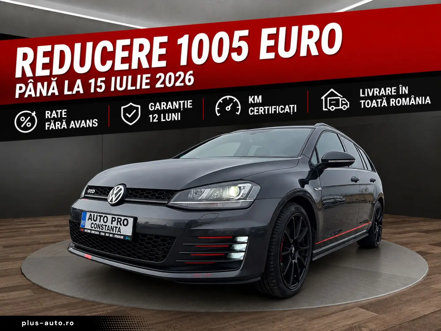 Volkswagen Golf- Rate fara avans! Garantie! Km. certificati!