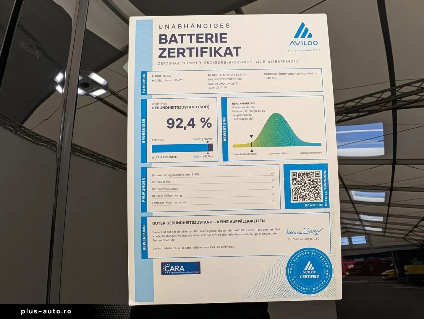CUPRA Born 62kWh ACC LED virt.Cock. SHZ