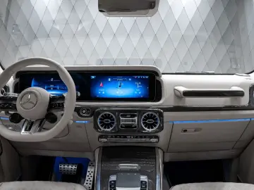 MERCEDES-BENZ G 63 AMG BRABUS G 700 MATT BLUE   BEIGE CARBON