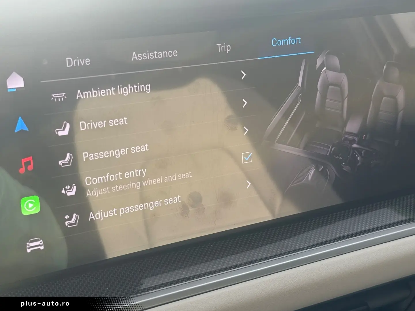 PORSCHE Cayenne Coupe Sport Design Carbon HUD Massage