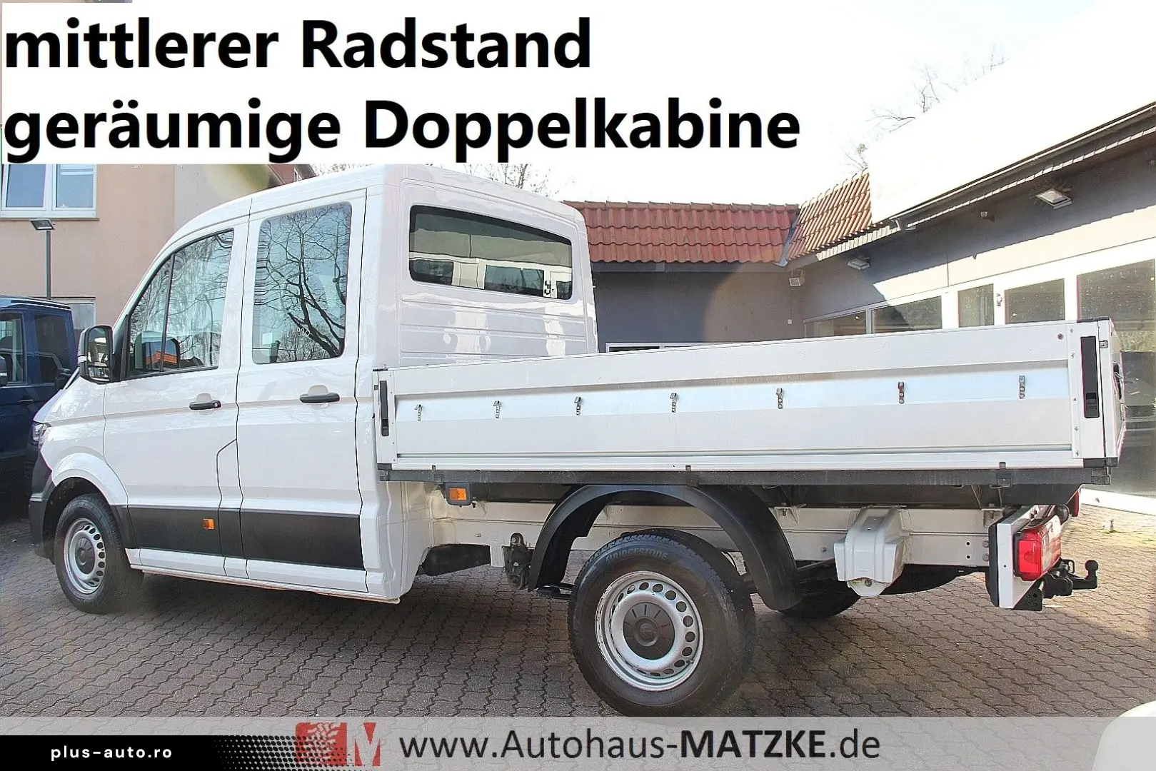 VW Crafter35 2.0TDI Doka Pritsche AHK Klima Tempom.