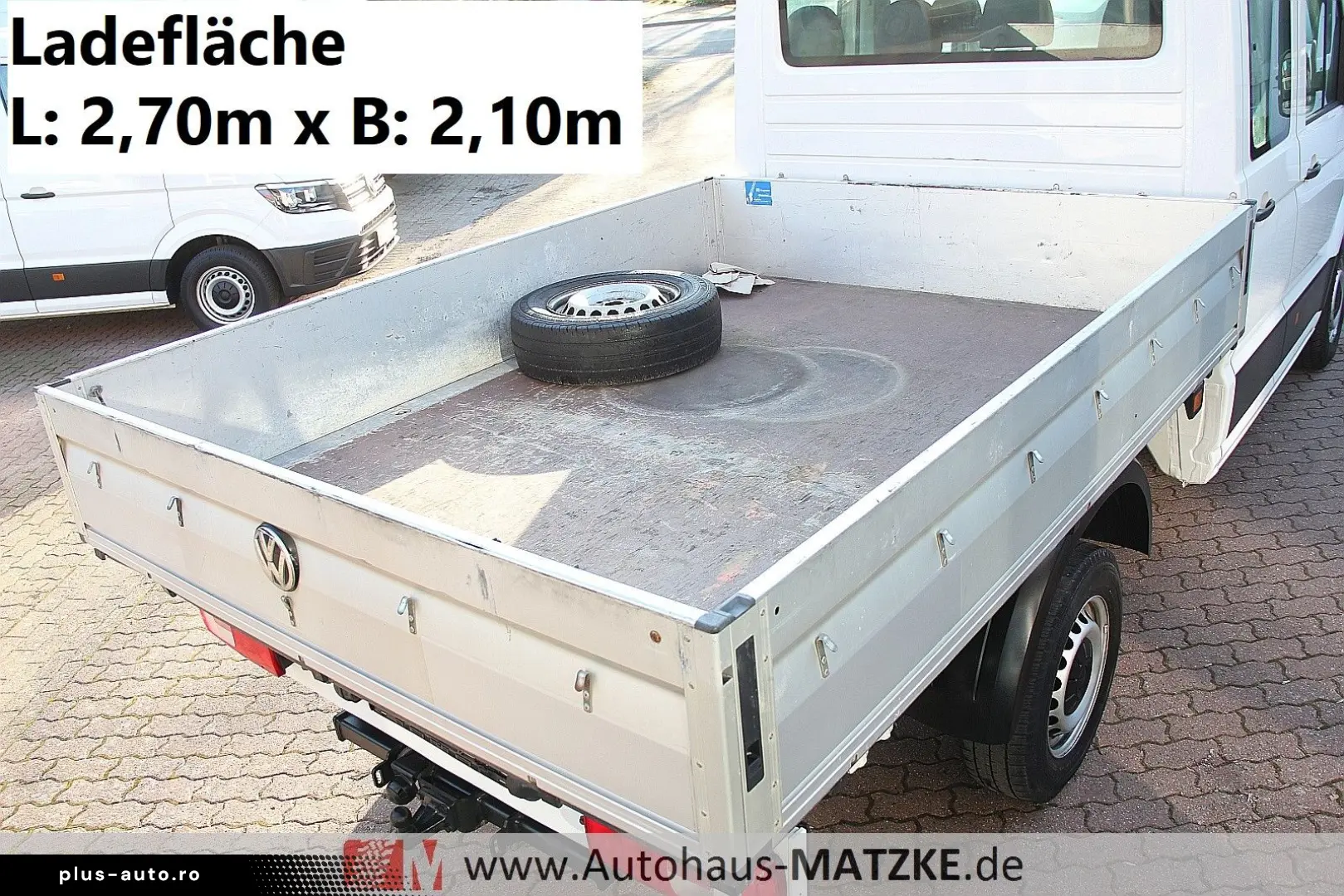 VW Crafter35 2.0TDI Doka Pritsche AHK Klima Tempom.