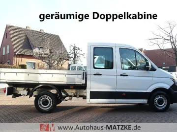 VW Crafter35 2.0TDI Doka Pritsche AHK Klima Tempom.