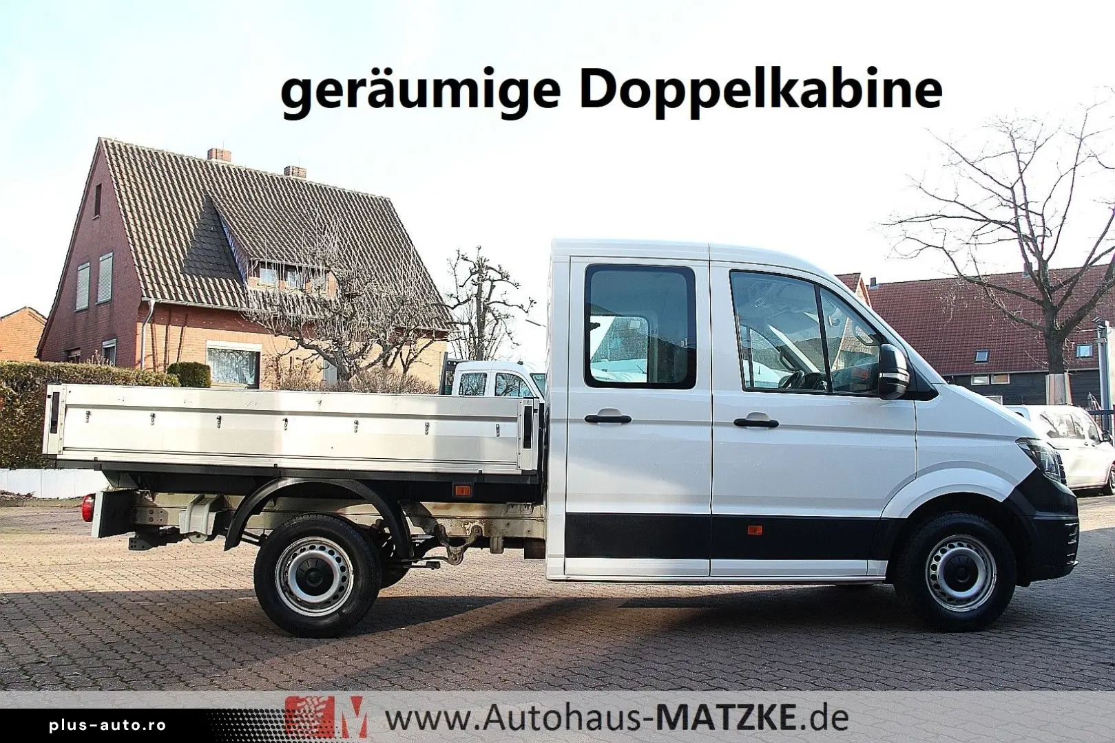 VW Crafter35 2.0TDI Doka Pritsche AHK Klima Tempom.