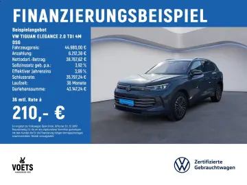 VW TIGUAN ELEGANCE 2.0 TDI 4M DSG IQ-LIGHT STANDHE.