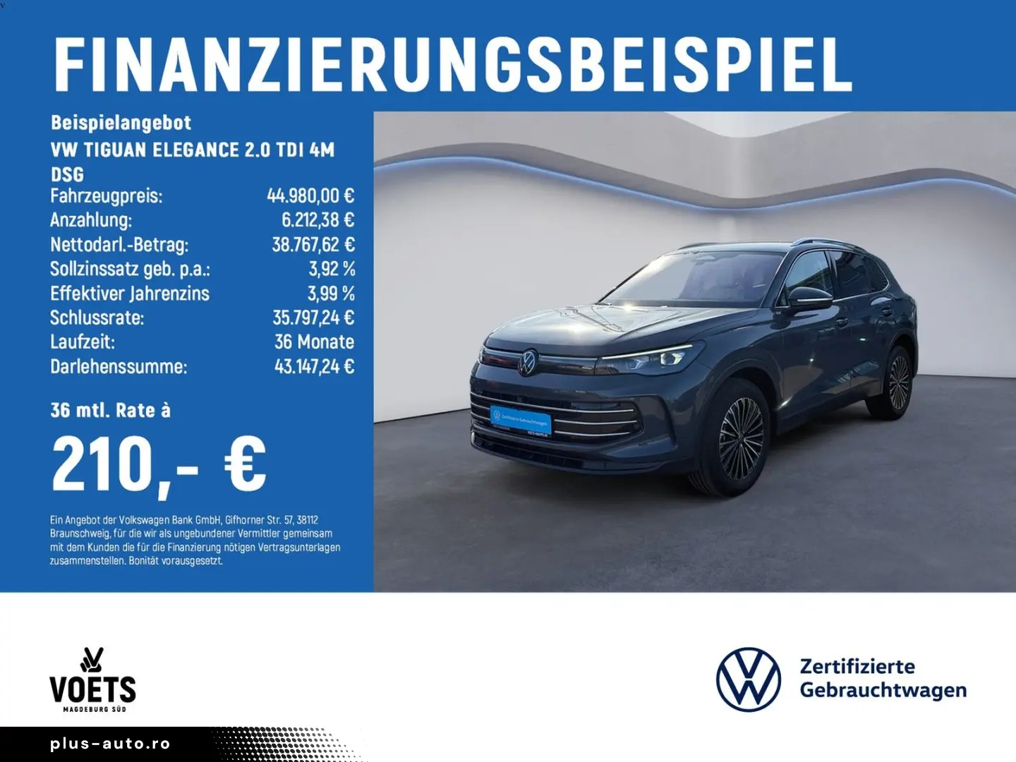 VW TIGUAN ELEGANCE 2.0 TDI 4M DSG IQ-LIGHT STANDHE.
