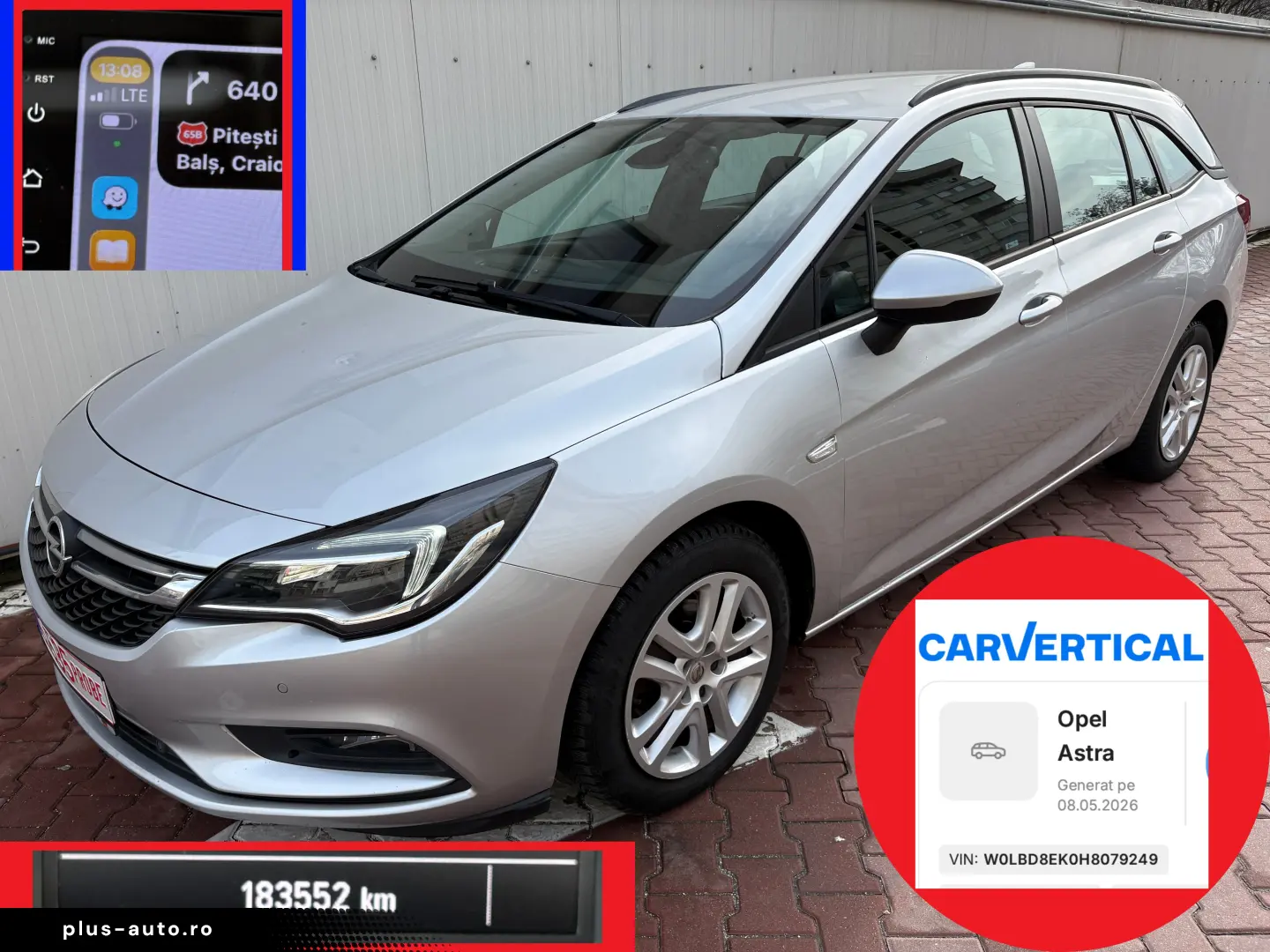 140CP! Astra K Facelift NAV9” CarPlay LED Xenon CarVertical