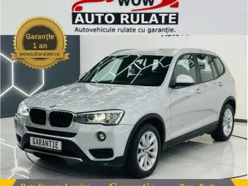 BMW X3 2014 2.0D E6 4x4 Garantie 12Luni Rate Avans 0 Doar Cu