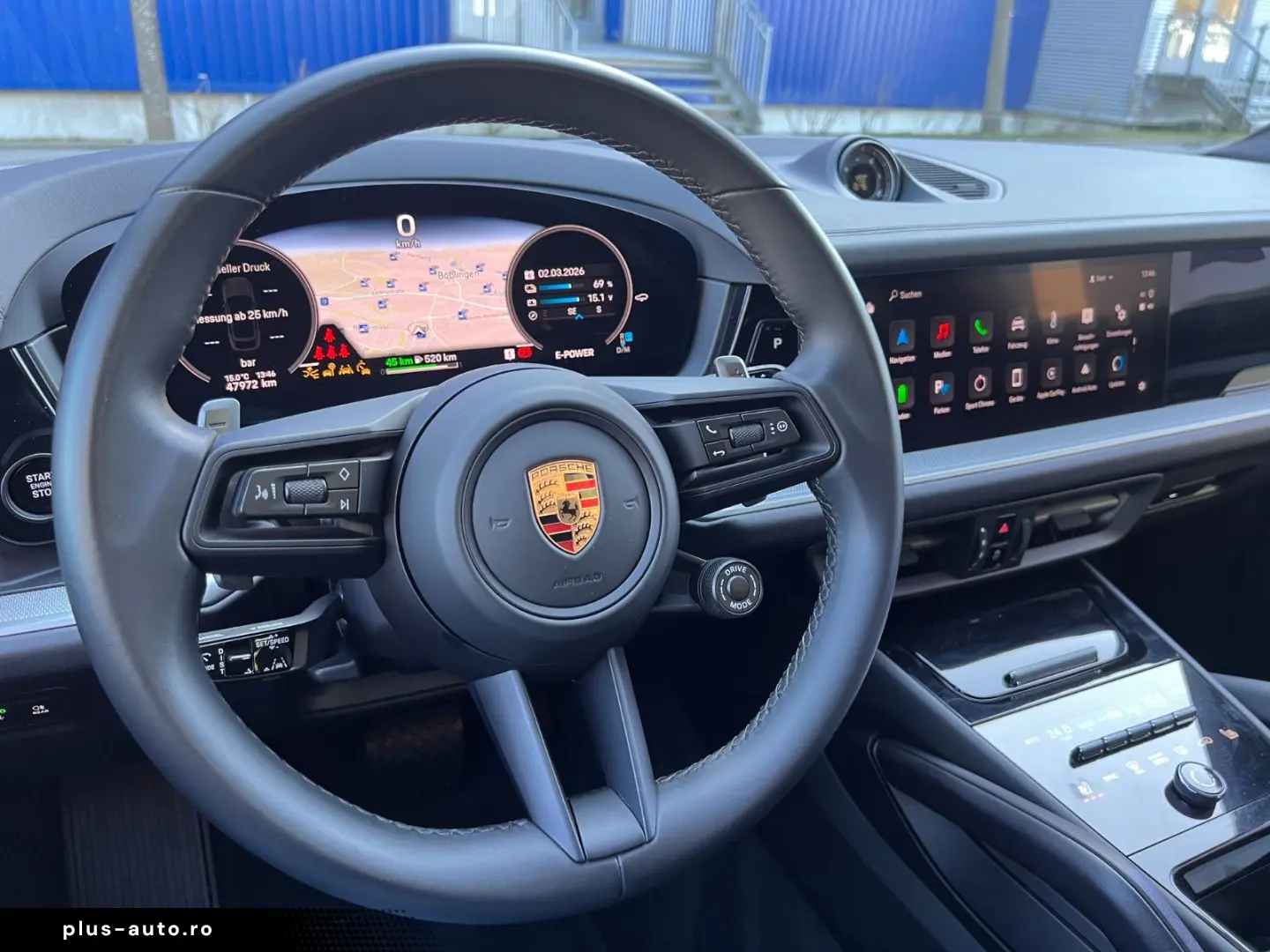 PORSCHE Cayenne Coupe E-Hyb.punte spate viratoare·