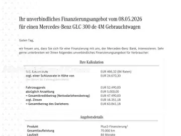 MERCEDES-BENZ GLC 300 de 4Matic Avantgarde Pano AHK &hellip;