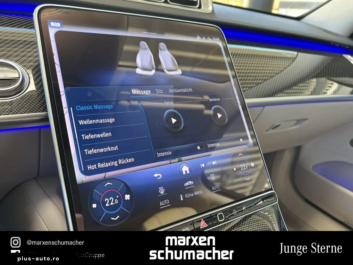 MERCEDES-BENZ AMG S63 E  Keramik Carbon Bu3D Magno Massage