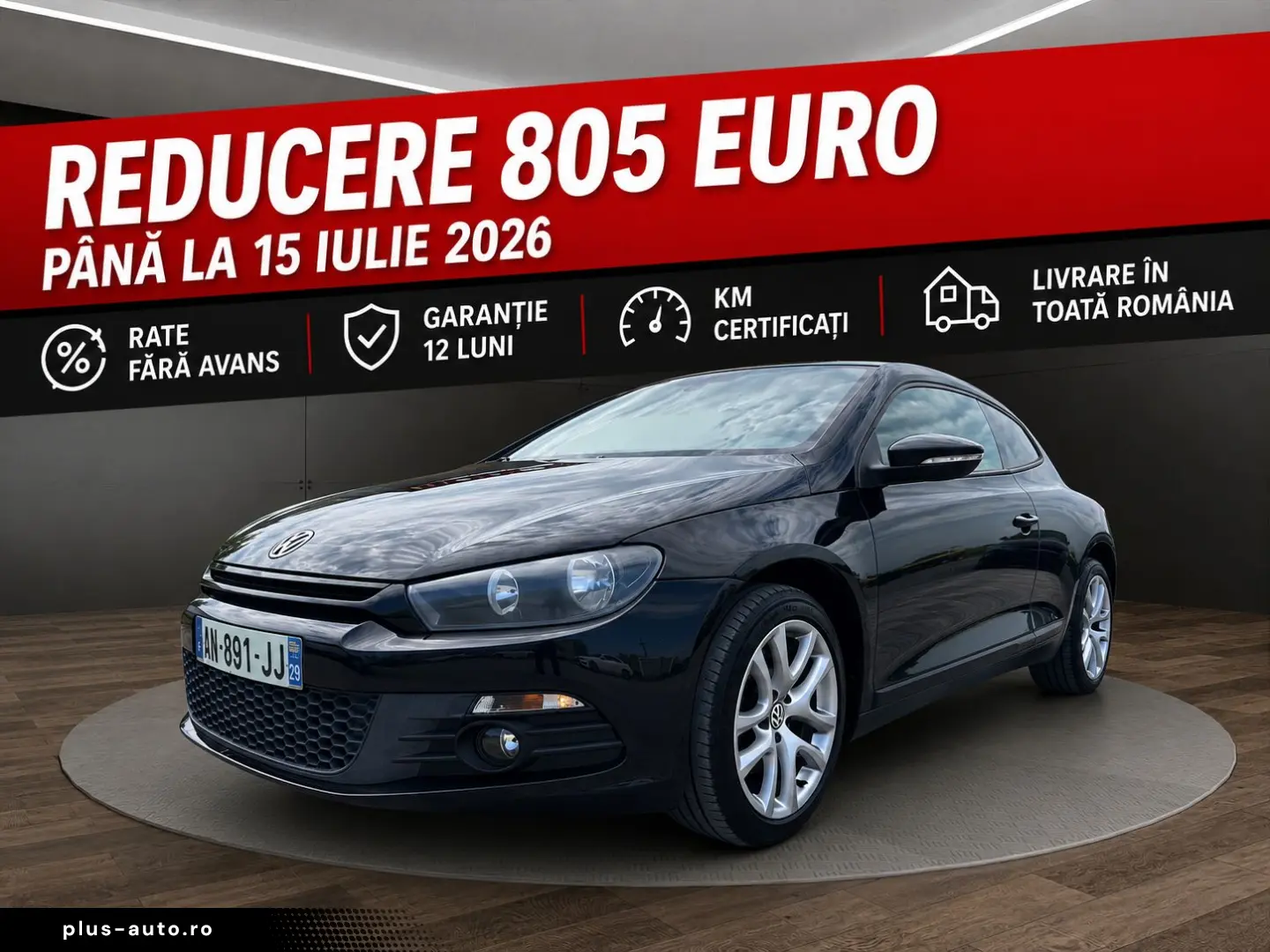 VW Scirocco - Garantie! Km. certificati! Rate fara avans!
