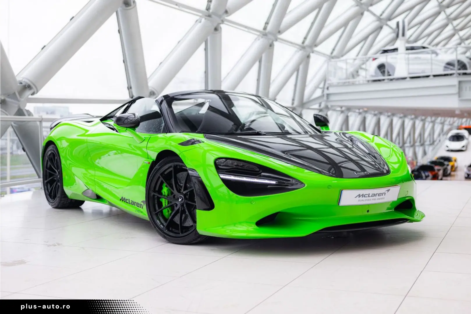 MCLAREN 750S Spider 4.0 V8   Mantis Green   Carbon Bonne