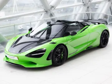 MCLAREN 750S Spider 4.0 V8   Mantis Green   Carbon Bonne