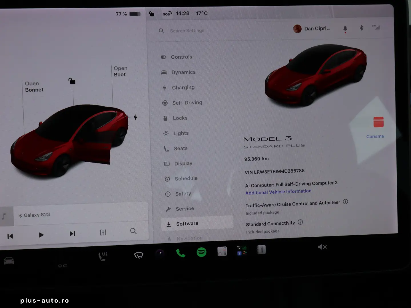 Tesla Model 3 Standard Reichweite Plus Hinterradantrieb