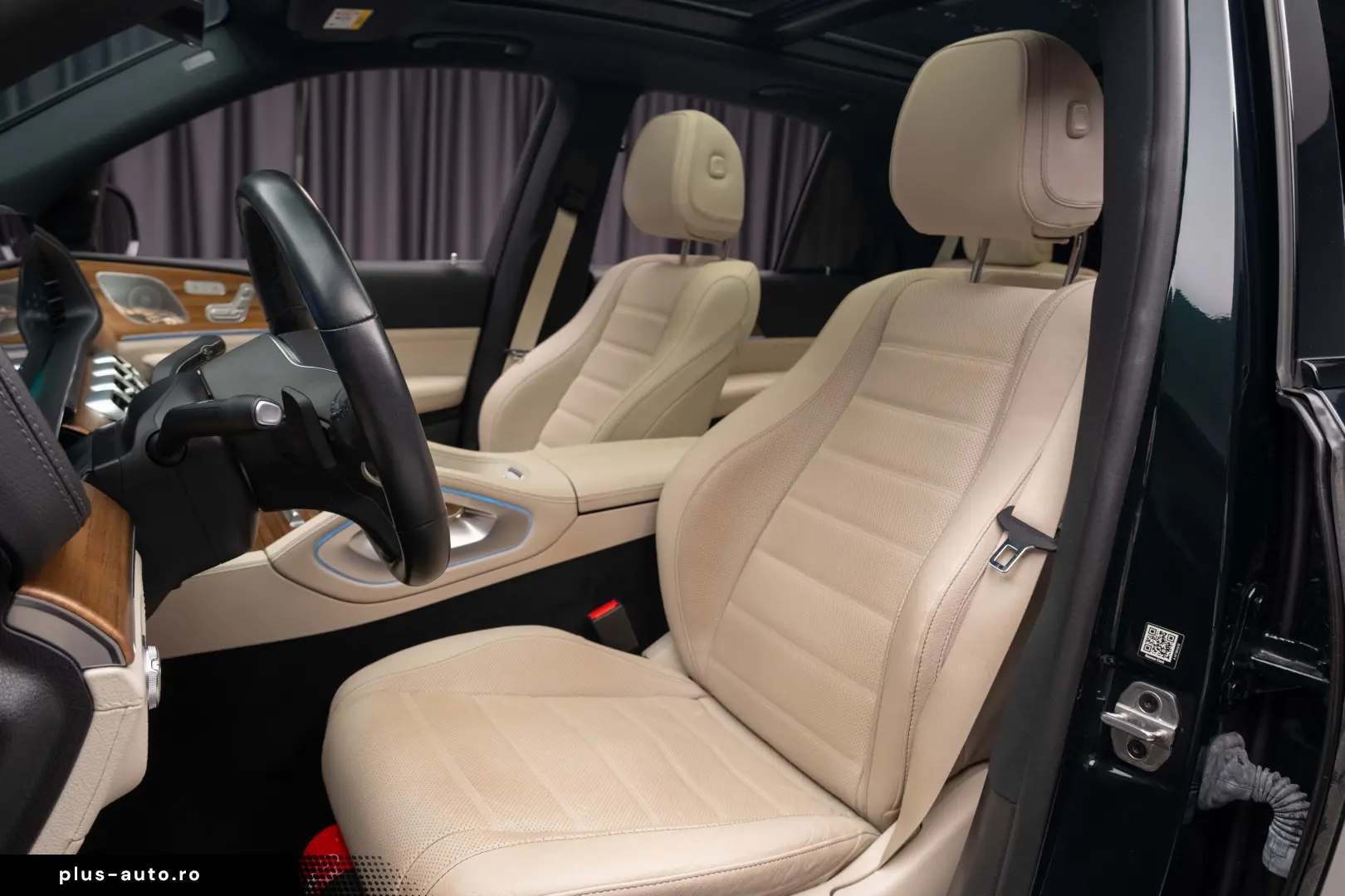 MERCEDES BENZ GLE 400D 4M AMG pano piele bej