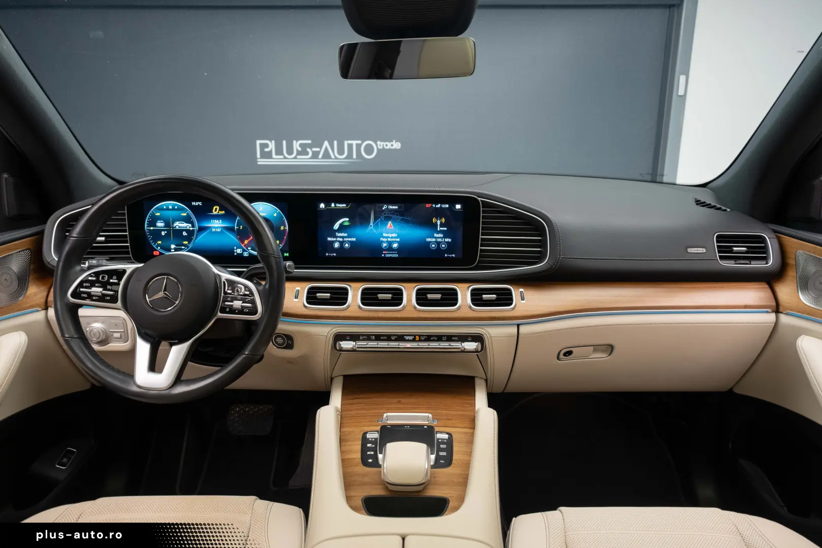 MERCEDES BENZ GLE 400D 4M AMG pano piele bej