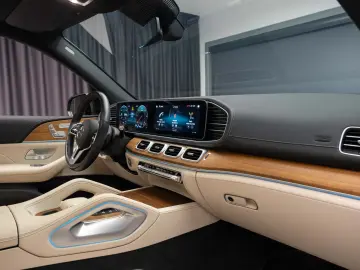 MERCEDES BENZ GLE 400D 4M AMG pano piele bej
