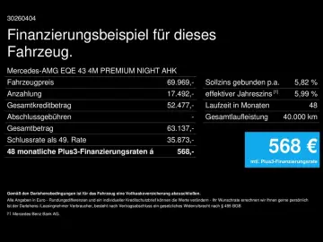 MERCEDES-BENZ Mercedes-AMG EQE 43 4M PREMIU NIGHT PA&hellip;