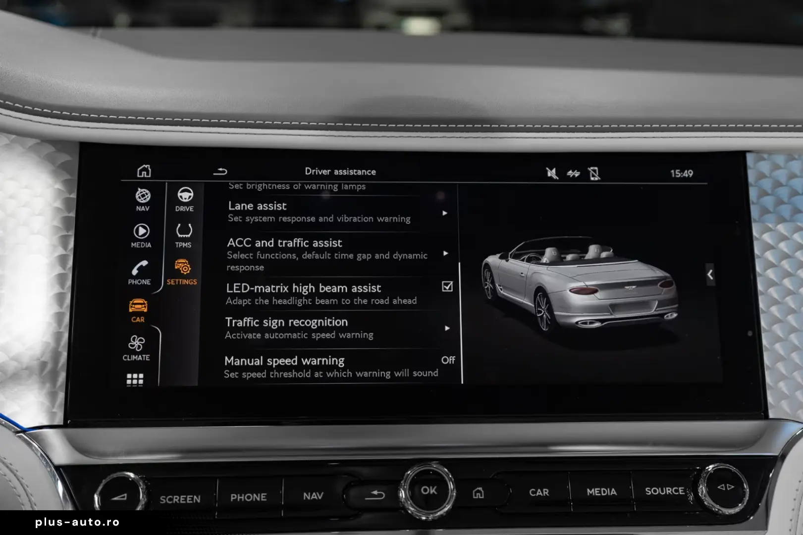 Bentley Continental GTC V8 Naim Blackline  Mulliner
