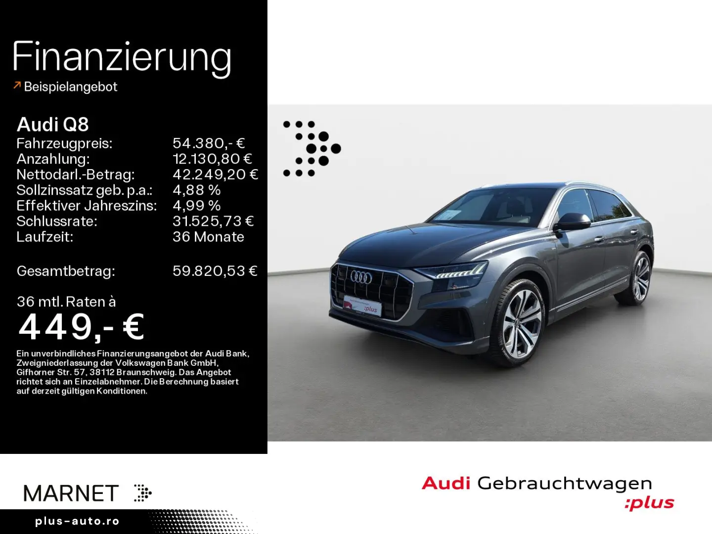 AUDI Q8 SUV 55 TFSI quattro S line AHK Tour HD Matrix