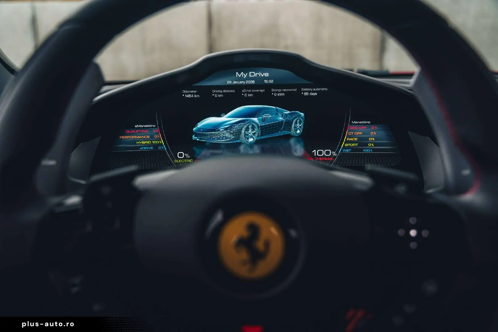 FERRARI 296 GTB Rosso Mugello   Surround View   Lift   C