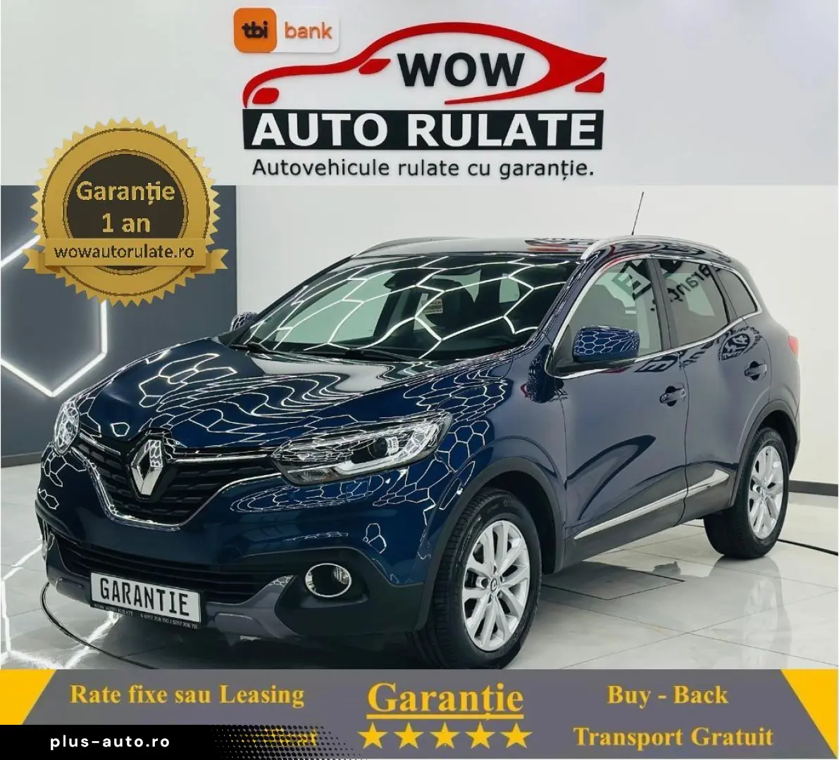 RENAULT KADJAR 2016 1.5D E6 Garantie 12 Luni Rate Avans 0 Do