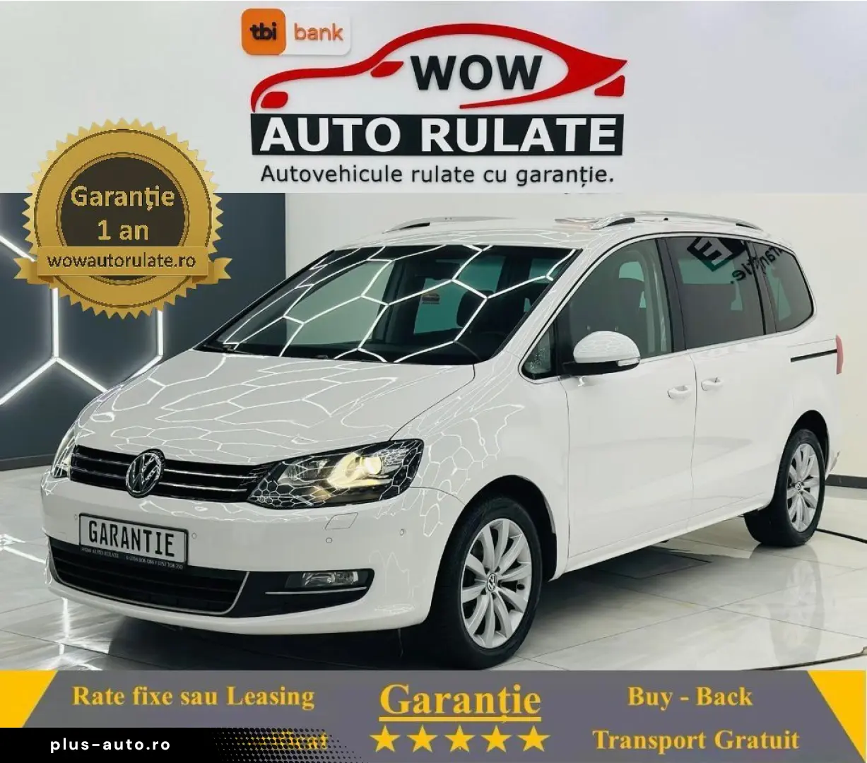 VOLKSWAGEN SHARAN 2011 2.0D E5 7 Locuri Garantie 12 Luni Rat