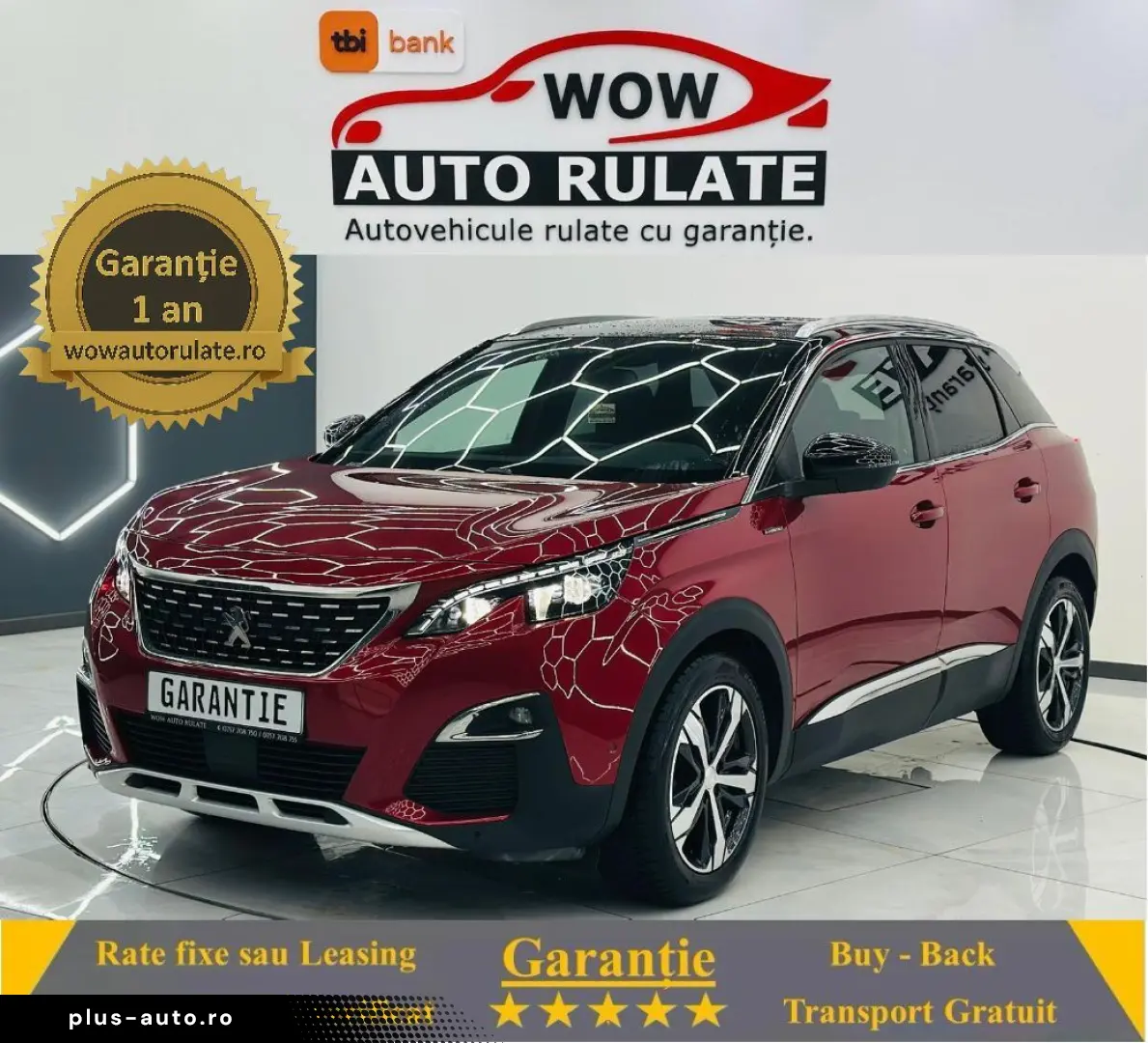 PEUGEOT 3008 2018 1.2i E6 Garantie 12 Luni Rate Avans 0 Doar