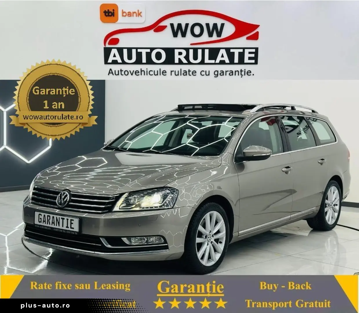 VOLKSWAGEN PASSAT 2014 2.0D E5 Garantie 12 Luni Rate Avans 0