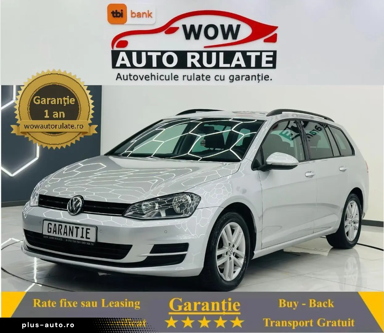 VOLKSWAGEN GOLF 2014 1.6D E5 Garantie 12 Luni Rate Avans 0 D