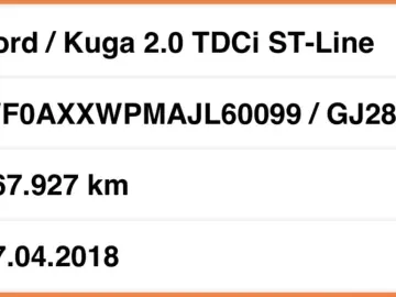 FORD KUGA II ST-Line  2018