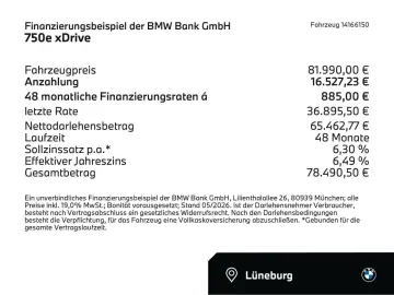 BMW 750e xDrive LiCoPro PA  DAB DA IconicGlow DAB